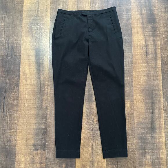 ATM Anthony Thomas Melillo Black Enzyme Wash Slim Pants Size 6 - Picture 2 of 11